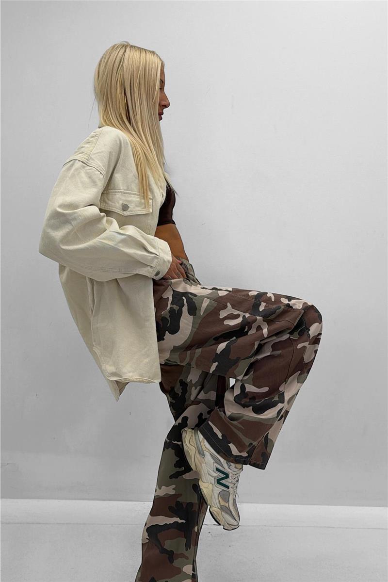 pantalone effetto camouflage urban jungle